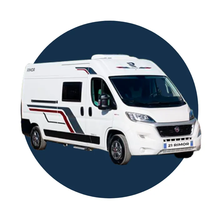 Alquiler de furgoneta camper Horus 145 en Madrid para 4 personas.
